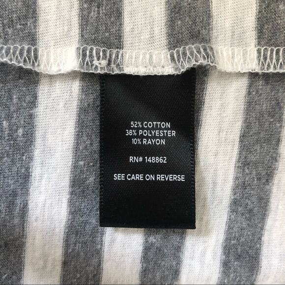 Torrid Women’s 1X Gray White Striped “Be You” Graphic Slim Fit Crew Tee - Picture 9 of 10